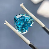 Ruif Heart Crushed Ice CZ High Carbon Lab Diamond CZ Gemstone