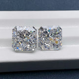 Ruif Hand Make 5A Square CZ Crushed Ice Cut 5X5mm-12x12mm