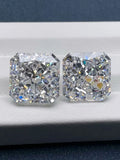 Ruif Hand Make 5A Square CZ Crushed Ice Cut 5X5mm-12x12mm