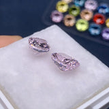 Ruif Hand Make Cushion Shape Crushed Ice Zirconia 8x10mm CZ Gemstone