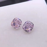 Ruif 8x9mm Crushed Ice CZ Gemstone for DIY Jewelry Making
