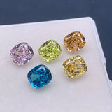 Ruif 8x9mm Crushed Ice CZ Gemstone for DIY Jewelry Making