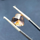 Heart Shape Orange Crushed Icu High Carbon Zirconia CZ Gemstone