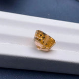 Heart Shape Orange Crushed Icu High Carbon Zirconia CZ Gemstone