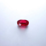 High Cushion Cut Pigeon Blood Lab Grown Ruby Loose Stone
