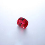 High Cushion Cut Pigeon Blood Lab Grown Ruby Loose Stone