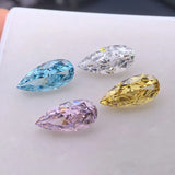 Ruif High 7x15mm Crushed Ice Zirconia CZ Loose Stone