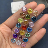 Ruif Arrival 8x8mm Zirconia Loose Stone Multicolor CZ Gemstone
