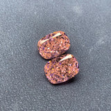 Ruif 11x15mm Crushed Ice CZ Gemstone for Jewerly Making