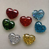 Ruif Happy Heart 10x12mm CZ Loose Stone Multicolor