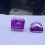 Ruif Square CZ Gemstone Octangle Crushed Ice Cut 5A for Jewelry Making