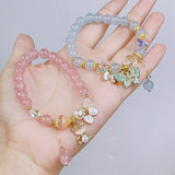 Ruifan 8mm Crystal Beaded Bracelets for Women YBR842