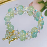 Ruifan 8mm Crystal Beaded Bracelets for Women YBR842