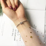 925 Sterling Silver Cuff Bangles for Women Party Open Bangle Bracelets