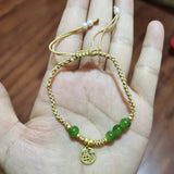 Ruifan Hetian Jade Lucky Charm Bracelet YBR736