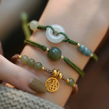 Ruifan Hetian Jade Lucky Charm Bracelet YBR736