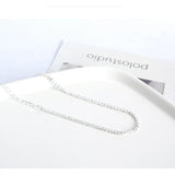 Ruifan 925 Silver Gypsophila Chain Bracelet for Women YBR145
