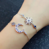 Ruifan Sun CZ Slim Chain 925 Silver Bracelet YBR030