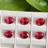 Ruihe Padparadscha Oval Lab Grown Sapphire Loose Stone