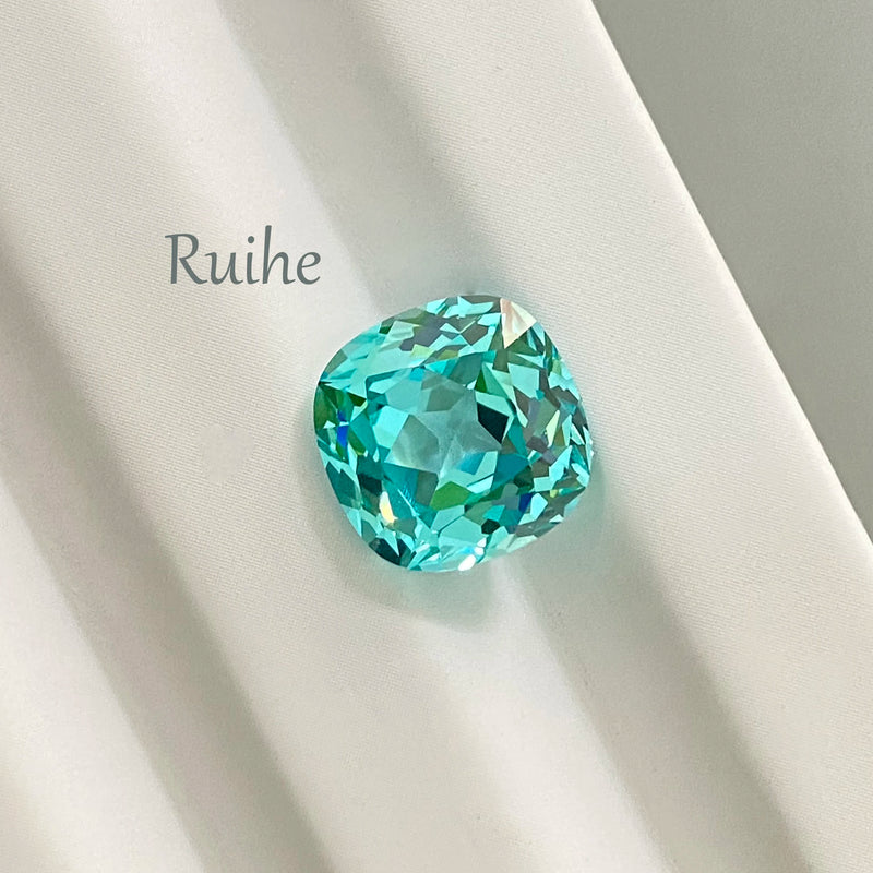 Ruihe Paraiba Lab-grown Sapphire Gemstone for Jewelry Making