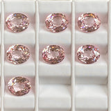Ruihe Pink Lab-grown Oval Gemstone DIY Jewelry Making