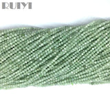 Burma Green Jades Micro Faceted Beads Light Green Spacer Stone