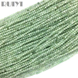 Burma Green Jades Micro Faceted Beads Light Green Spacer Stone