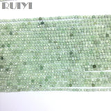 Burma Green Jades Micro Faceted Beads Light Green Spacer Stone
