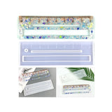 Silicone Resin Mold Scale Ruler Epoxy Casting Mold for DIY Craft 124A