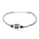 Men's Sailor Anchor Bracelet Stone Beaded Jewelry