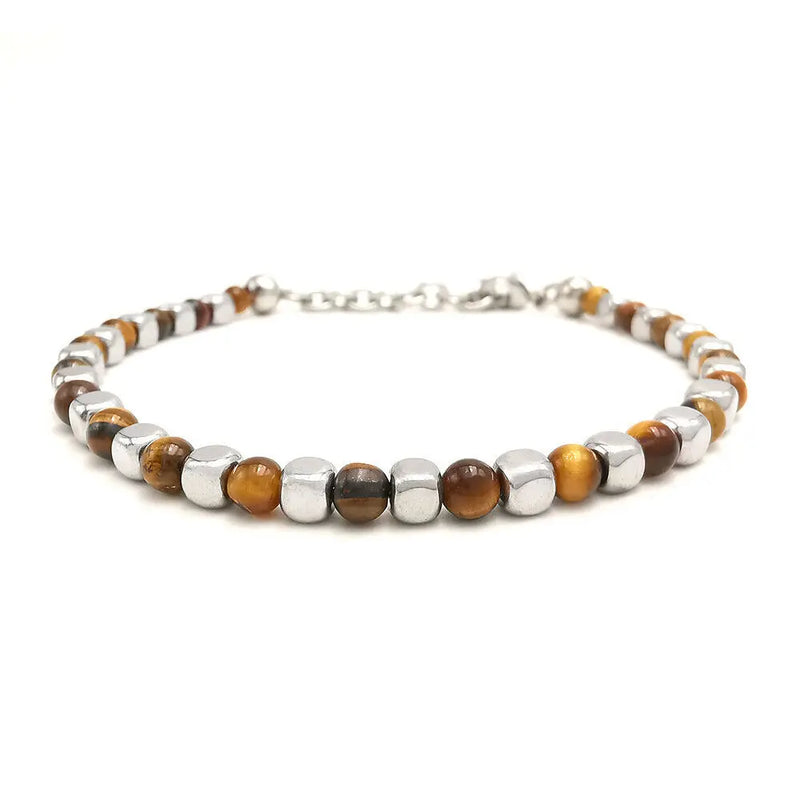 Stainless Steel Bead Stone Bracelet Jewelry
