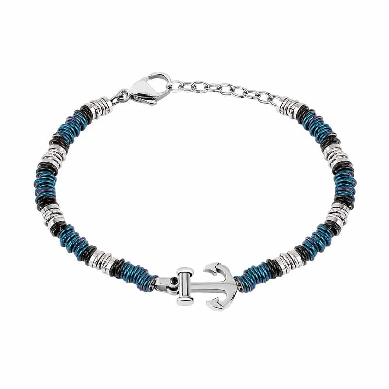 Men's Stainless Steel Anchor Bracelet O Jewelry