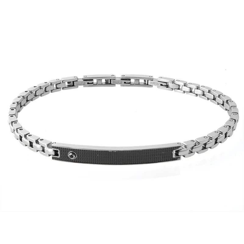 Men's Stainless Steel Small Chain Bracelet