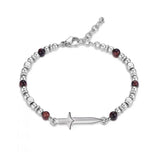 Stainless Steel Beaded Bracelet for Men and Women