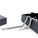 Men Link Bracelet Chain Adjustable Stainless Steel Charms Jewelry