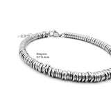 Men Link Bracelet Chain Adjustable Stainless Steel Charms Jewelry