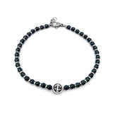 Men's Iron Ore Bracelet with Anchor Pendant