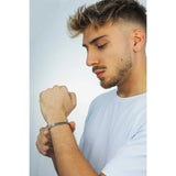 Men's Stainless Steel Bracelet Anchor Pattern Adjustable Size