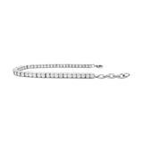 Men's Stainless Steel Beads Bracelet 5mm Link Chain Adjustable Size