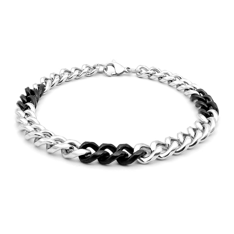 Men's Stainless Steel Bracelet Cuban Link Chain