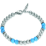 Arrival Stainless Steel Strand Bracelet Stone Jewelry