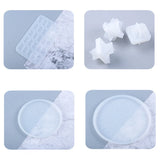 Rune Stone Silicone Resin Mold Divination Tray DIY Home Crafts