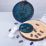 Rune Stone Silicone Resin Mold Divination Tray DIY Home Crafts