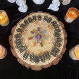 Runes Symbol Cards Dice Crystal Epoxy Resin Mold Divination Board Silicone Mould