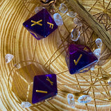 Runes Symbol Cards Dice Crystal Epoxy Resin Mold Divination Board Silicone Mould