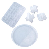 Runes Symbol Cards Dice Crystal Epoxy Resin Mold Divination Board Silicone Mould