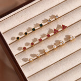 Hypoallergenic Stainless Steel Pearl Zircon Stud Earrings