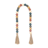 Rustic Pastoral Retro Style Beads String And Wooden Bead Garland