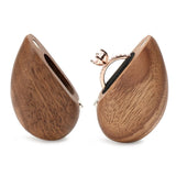 Rustic Walnut Wood Engagement Ring Box