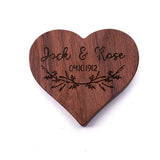 Personalized Rustic Wood Ring Earring Storage Box Holder